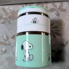 【新品未使用】大人気 SNOOPY ステンレスランチボックス グリーン