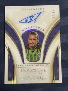 Bernard LAMA panini immaculate auto ラマ