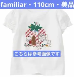 familiar・110cm・おはなしTシャツ・いちご
