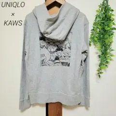 UNIQLO KAWS ユニクロ カウズ セサミストリート パーカー グレー S