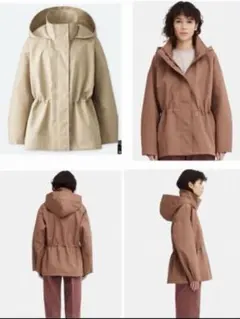 美品　ユニクロ U ブロックテックジャケット ピンクユニクロユー　Mサイズ