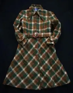 70年代◎ヴィンテージvintage昭和レトロ Slimma コートM～L寸程◎