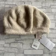 お値下げ 新品 casselini ベージュ ベレー帽 OPAQUE.CLIP