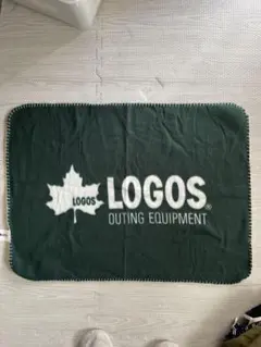LOGOS アウトドアブランケット フリース緑色