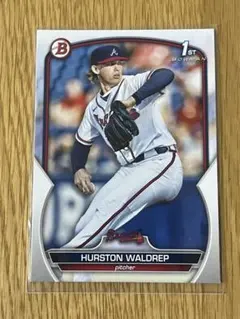 hurston waldrep 1st bowman card