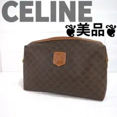 美品✨️　CELINE　ポーチ　PVC マカダム　トリオンフ型押し