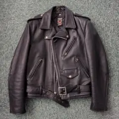 GUITAR WOLF schott レザー ダブルライダースジャケット 36 - メルカリ