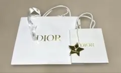 Dior ショップ袋 2点セット ホワイト