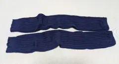 綿混　リブ2WAYウォーマー　レッグウォーマー　アームカバー