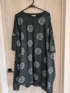 MINA PERHONEN 花柄刺繍 五分袖チュニック ミナペルホネン giardino ua8747p 花柄 チュニック カットソー - メルカリ