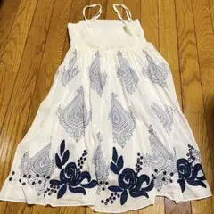 ビンテージ　トラサルディジーンズ　キャミワンピ