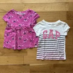 GAP ロゴ入りTシャツとミニー柄Tシャツセット サイズ110cm 女の子