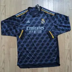 レアル・マドリード アウェイユニフォーム 2XL　ネイビー　長袖　アディダス