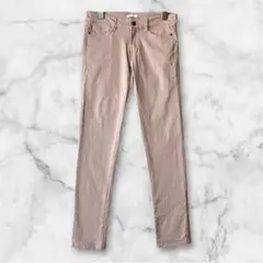 ELLE /ピンク ストレッチスキニーデニム 38