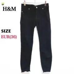 エイチ アンド エム H&M パンツ デニム レディース ブラック EUR36