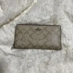 COACH コーチ 長財布 ラウンドジップ シグネーチャ 2154 - メルカリ