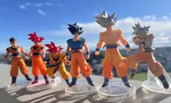ドラゴンボールHG 悟空　極・兆・ゴット＋悟飯各種セット