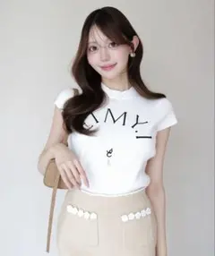eimy istoire 半袖ニット バックリボン EIMY ISTOIRE 半袖ニット バックリボン - メルカリ