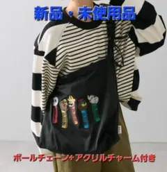 ★PEZ× ear ショルダーバッグ★ボールチェーン+アクリルチャーム付き★