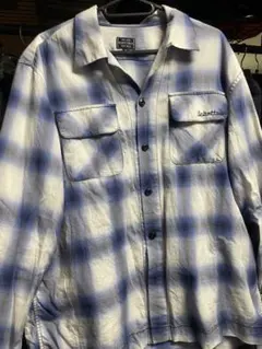 Schott Bros. チェックシャツ ブルー系 Mサイズのサムネイル