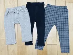 コトリ 90 レギンス ベビー チャコール 長ズボン セット バースデイ