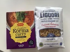 カルディ チキンコルマカレー パスタミスタ セットのサムネイル