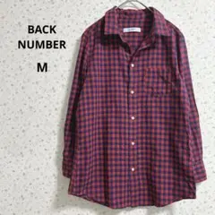 a574バックナンバー【M】チェックシャツ 羽織り 薄手