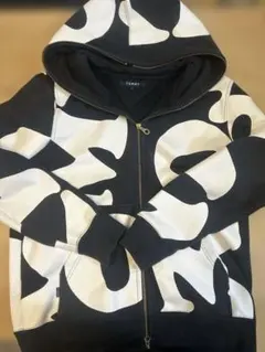 90s 00s Tommy フルジップパーカー　ダブルジップパーカー