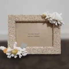 沖縄 フォトフレーム 沖縄土産　Shell tea Okinawa