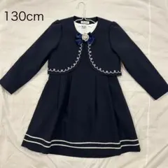 ネイビー フォーマルワンピース 130cm WhipParty 卒園式 入学式