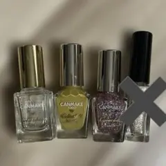 CANMAKE ネイルカラー3本セット