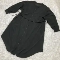 スマイルランド ニッセン レイヤード風 長袖 ワンピース 体型カバー 6L