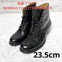 伊製 di colletti ディコレッティ コンビレザーウィングチップシューズ 伊製 di colletti ディコレッティ コンビレザーウィングチップ