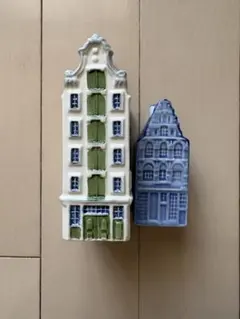 Royal Goedewaagen Delft Blue House 2点