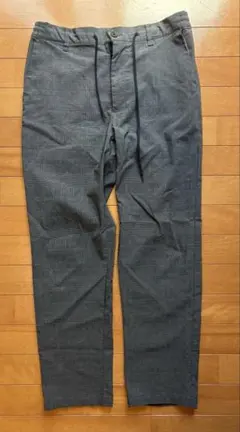 チェックパンツ Lサイズ ウエスト紐入り シンプル きれいめのサムネイル