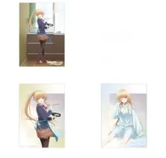 くじQ お隣の天使様に　椎名真昼 朝のひととき　クリアポスター