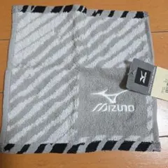Mizuno プチタオル 20x20cm 灰色 グレー　ミニタオル　1枚ミズノのサムネイル