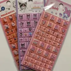 93☆正規品！タイルシール　クロミ　マイメロ　キティ