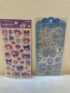 【正規品】ドロップジュエリーシール　サンリオ　マイメロ　クロミ　ドーリーミックス