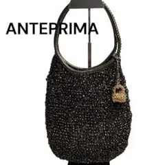【美品】ANTEPRIMA ワイヤーバッグ ブラック チャーム付き
