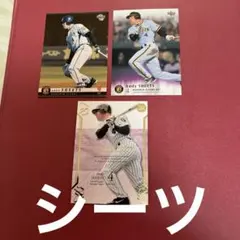 阪神タイガースレジェンド助っ人シーツ選手トレーディングカード 3枚セット