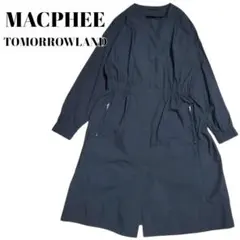 y*i様 MACPHE マカフィー　コットンナイロンコート　ネイビー　サイズ36