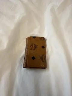 極美品 MCM テディベア キーリング キーホルダー G金具 レザー