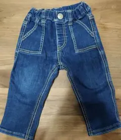 【値下げ中】DOUBLE B デニムパンツ 80サイズ