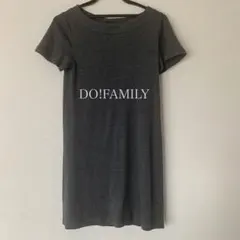 春夏♪ Do!FAMILY 半袖ワンピース　チュニック　グレー　日本製　Ｍのサムネイル