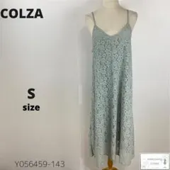 訳あり美品 COLZA コルザ ロングワンピース キャミワンピ 総レース 花柄