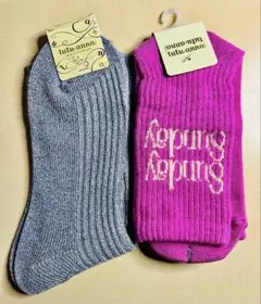 ☆未使用 レディース 靴下 チュチュアンナ キラキラ カラフル 2足セット