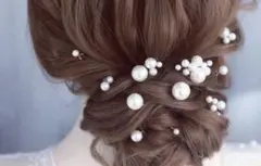 パール装飾ヘアピンセット
