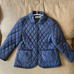 ネイビー　familiar 120 キルティングジャケット