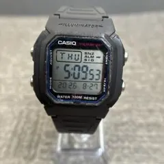 稼働 CASIO 腕時計 デジタル ILLUMINATOR メンズ　W-800H